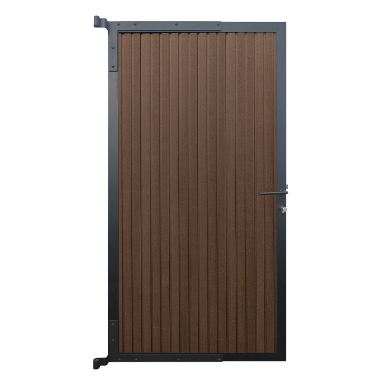 Elephant Tuindeur Dark Line Stripes Dark Brown Co-Ex 90x180cm